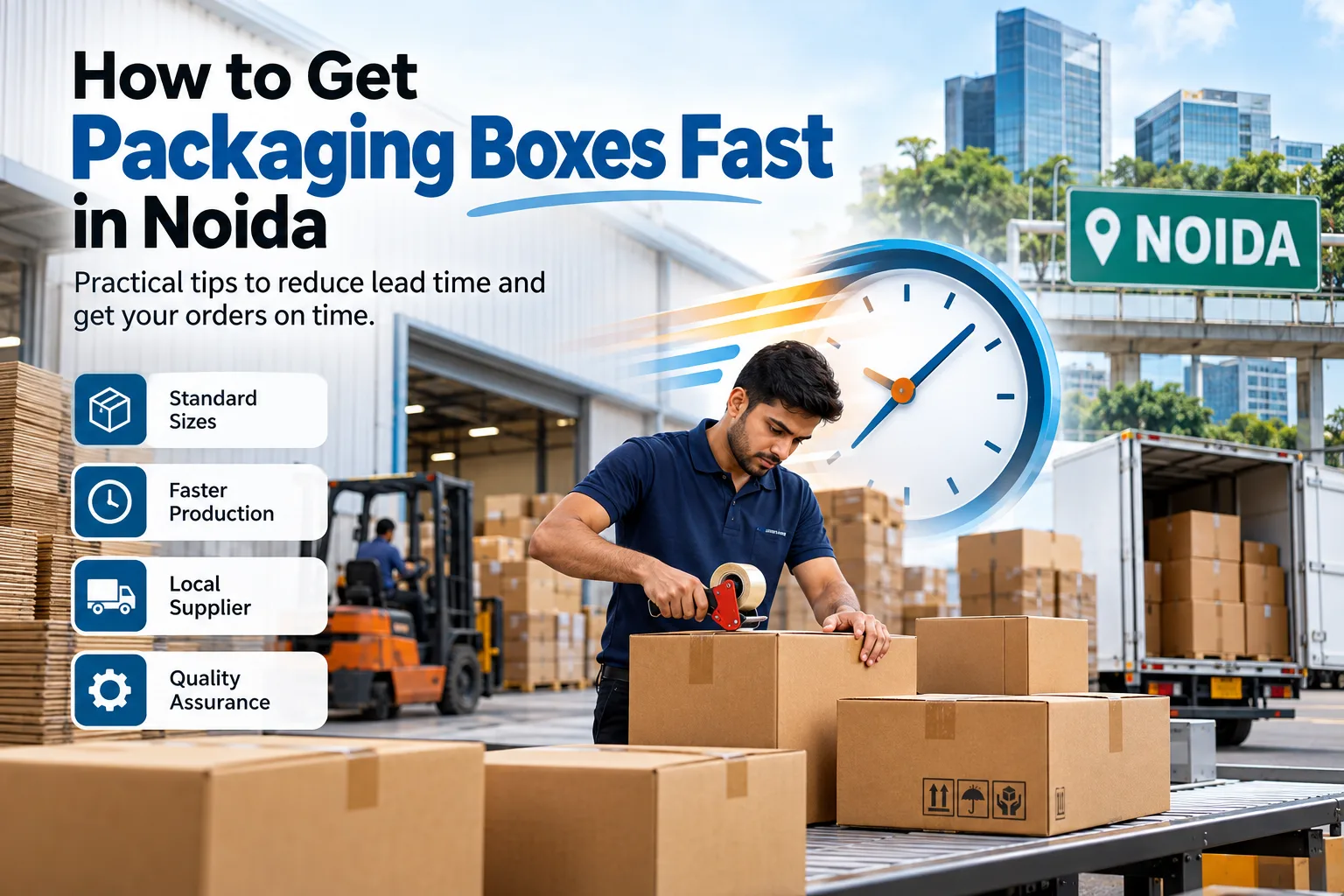 How to Reduce Packaging Lead Time for Noida Orders