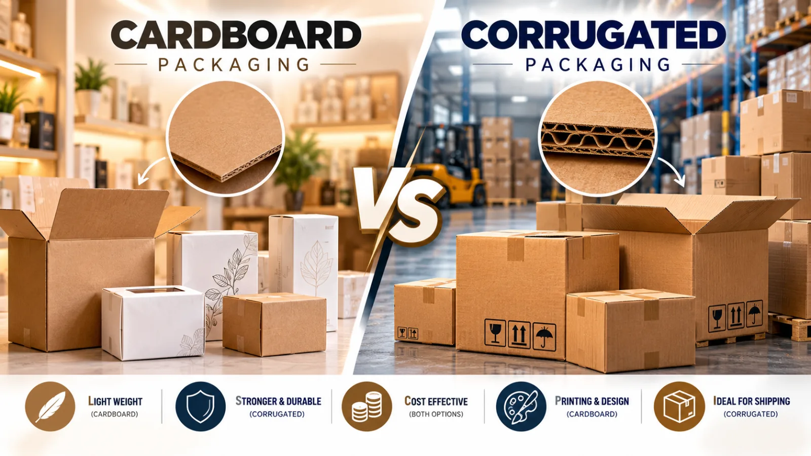 Corrugated Boxes vs Cardboard Packaging: Which Does Delhi NCR Actually Need?