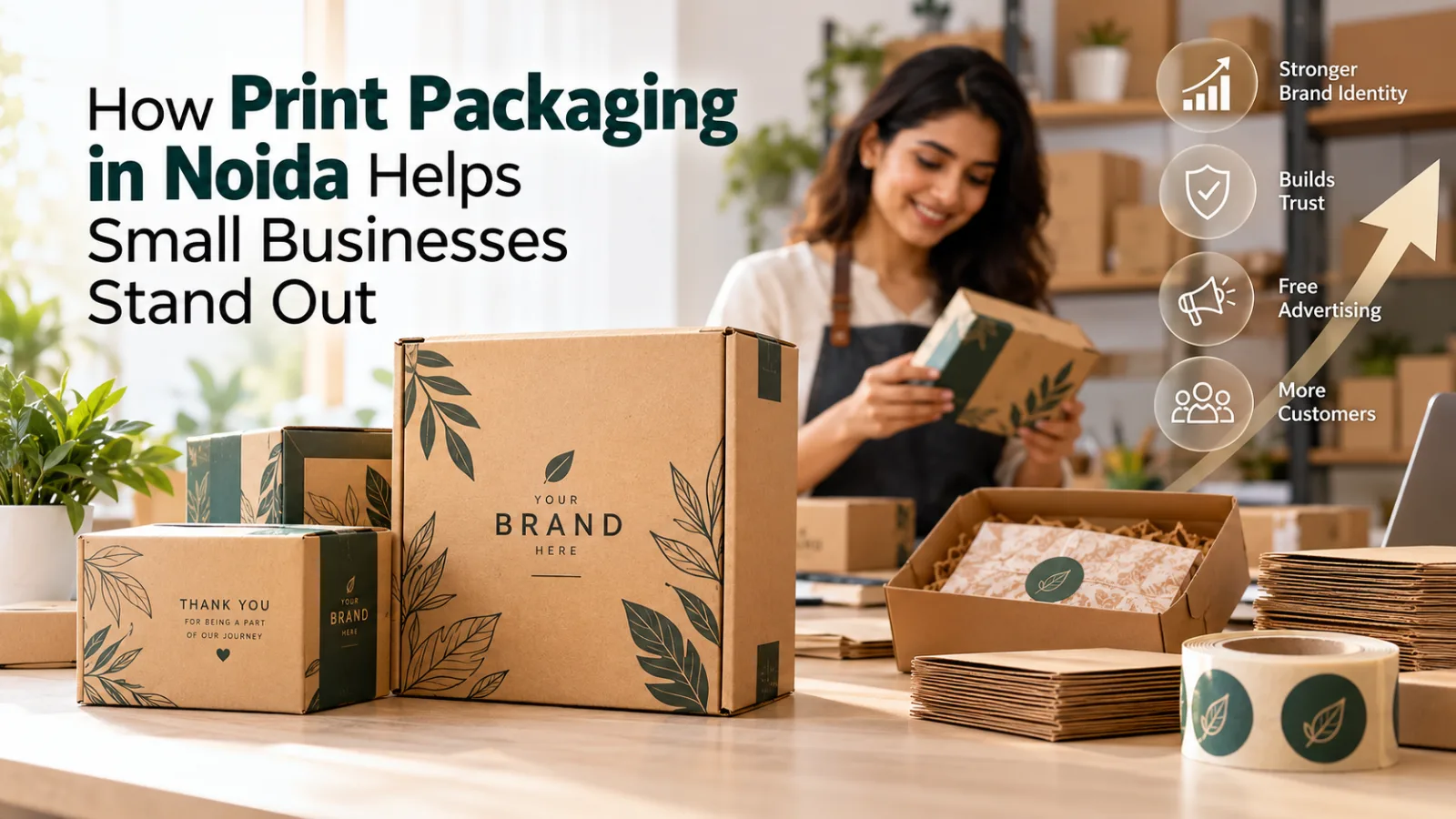 How Print Packaging in Noida Helps Small Businesses Stand Out