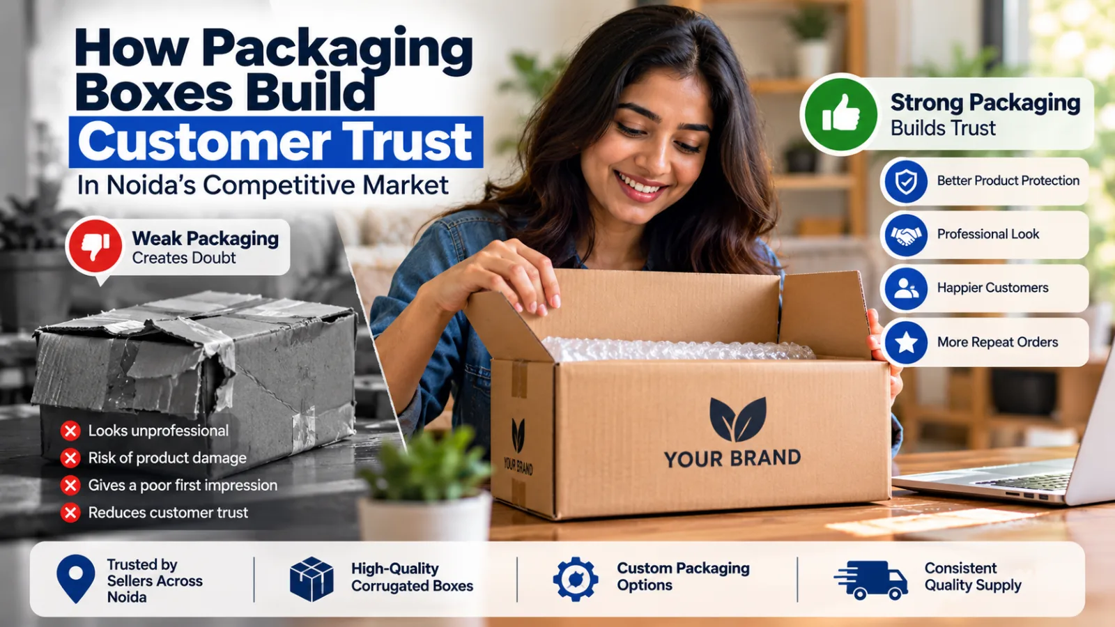 How Packaging Quality Builds Customer Trust in Noida